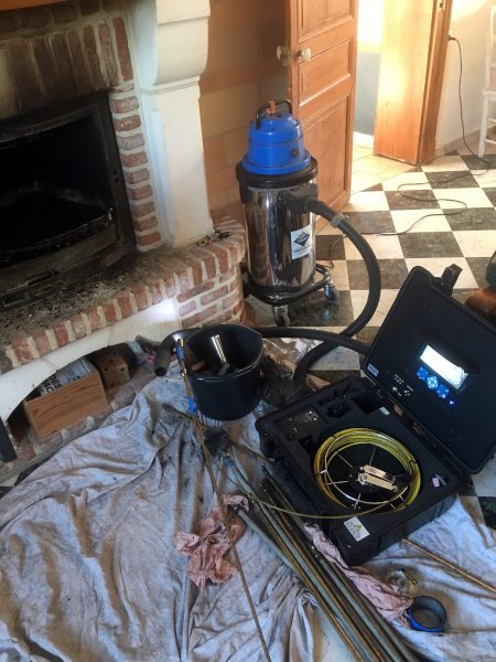 Chantier de Ramonage en cours